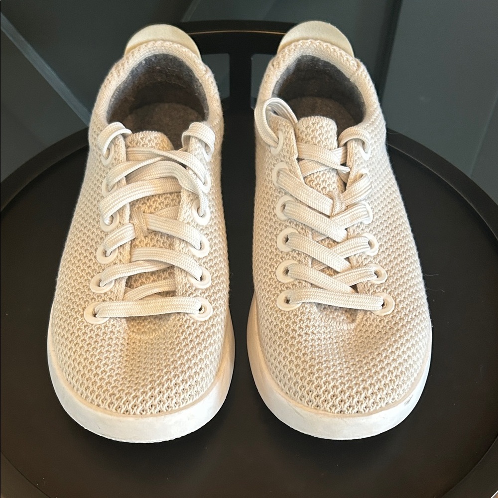 Allbirds Cream Knit Sneakers